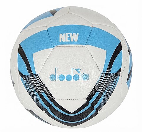 DİADORA 4060226 NEW FUTBOL TOPU BEYAZ SİYAH MAVİ NO:5 - 1
