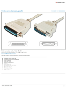 Digitus Ak-102 Paralel Yazıcı Kablosu 3M - Digitus