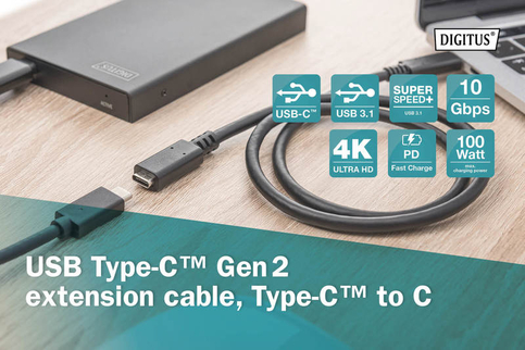 Digitus Ak-300210-007-S Usb C Uzatma Kablo 0.7M - 6