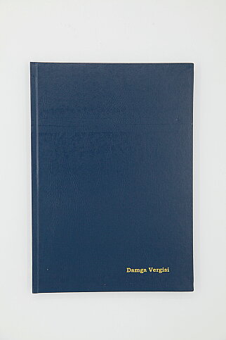 DİLMAN DAMGA VERGİSİ DEFTERİ 22.5x32 96 YAPRAK (5398) - 1