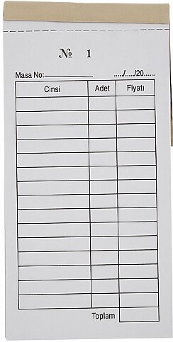 DİLMAN ADİSYON FİŞİ OTOKOPİLİ (4305) - 2