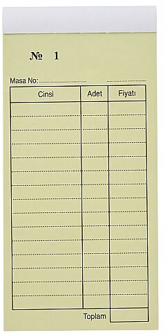 DİLMAN ADİSYON FİŞİ OTOKOPİLİ (4305) - 3