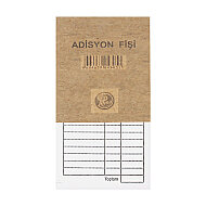 DİLMAN ADİSYON FİŞİ YENİ (4308) - DİLMAN