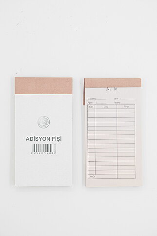 DİLMAN ADİSYON FİŞİ YENİ (4308) - 1
