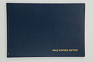 DİLMAN ARAÇ KONTROL KAYIT DEFTERİ 20x28.5 96 YAPRAK (CİLTLİ) (5189) - DİLMAN