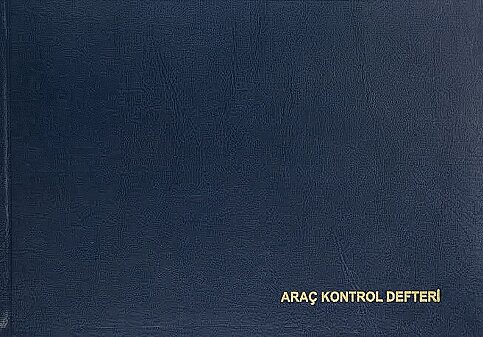 DİLMAN ARAÇ KONTROL KAYIT DEFTERİ 20x28.5 96 YAPRAK (CİLTLİ) (5189) - 1