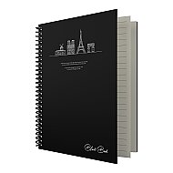 Dilman Blackbook Spiralli Defter 16x22 Çizgili 80 Yaprak Yan (6613) - DİLMAN