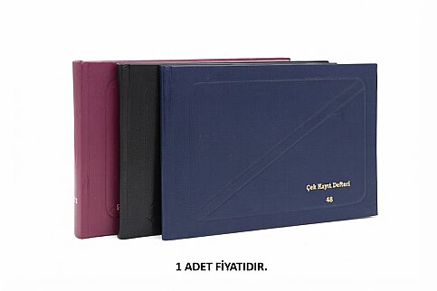 DİLMAN ÇEK KAYIT DEFTERİ 17x24 96 YAPRAK (1405) - 1