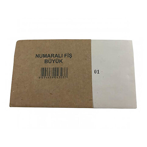 DİLMAN BÜYÜK BOY NUMARALI FİŞ (4303) - 1