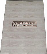 DİLMAN FATURA DEFTERİ 2x50 2 NÜSHA OTOKOPİLİ (4115) - DİLMAN