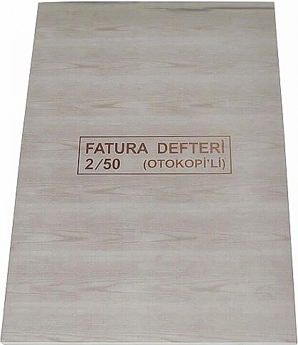 DİLMAN FATURA DEFTERİ 2x50 2 NÜSHA OTOKOPİLİ (4115) - 1