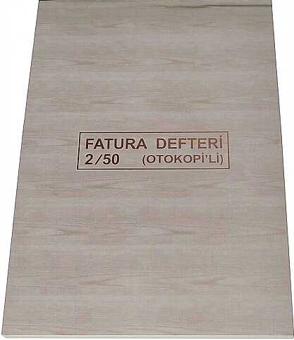 DİLMAN FATURA DEFTERİ 2x50 3 NÜSHA (4122) - 1