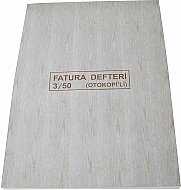 DİLMAN FATURA DEFTERİ 3x50 3 NÜSHA OTOKOPİLİ (4123) - DİLMAN