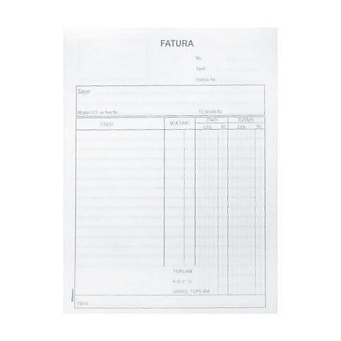 DİLMAN FATURA 3x50 3 NÜSHA (4117) - 1