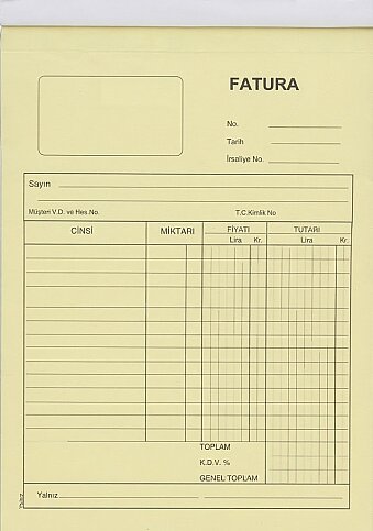 DİLMAN FATURA 3x50 3 NÜSHA (4117) - 2