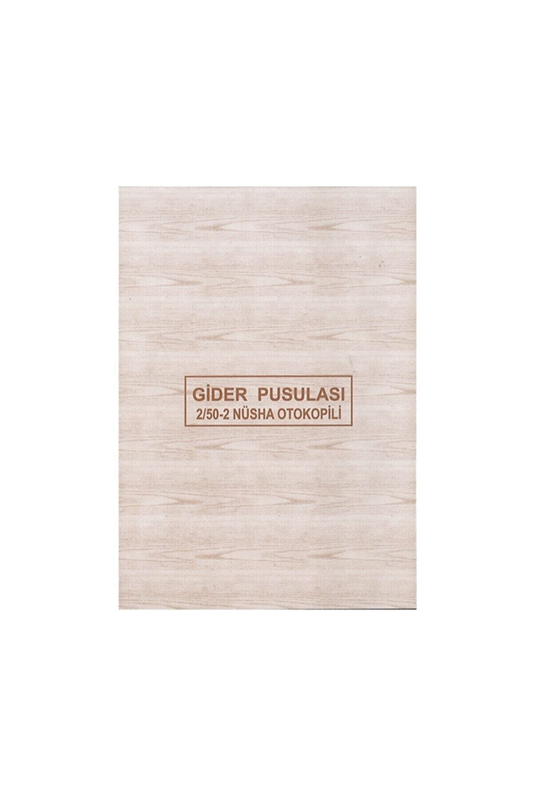 DİLMAN GİDER PUSULASI 2x50 2 NÜSHA