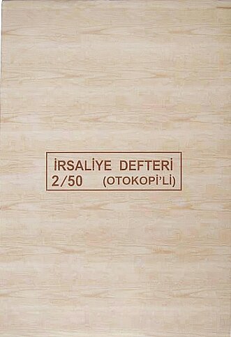 DİLMAN İRSALİYE DEFTERİ 2x50 3 NÜSHA (4116) - 1