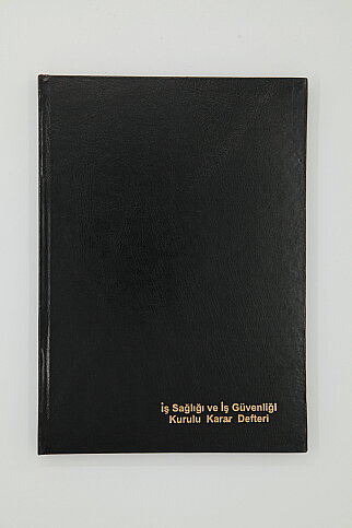 DİLMAN İŞ SAĞLIĞI VE GÜVENLİĞİ KURULU KARAR DEFTERİ NUMARALI A4 150 YAPRAK (CİLTLİ)(5078) - 1