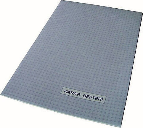 DİLMAN KARAR DEFTERİ NUMARALI 22x31.5 40 YAPRAK (5365) - 1