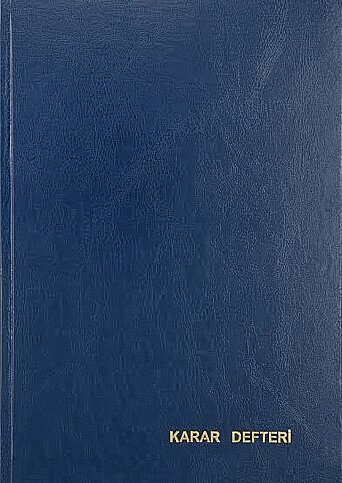 DİLMAN KARAR DEFTERİ NUMARALI 22.5x32 96 YAPRAK (CİLTLİ) (5366) - 1