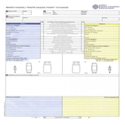 Dilman Kaza Tespit Formu Otokopili 4Lü - DİLMAN