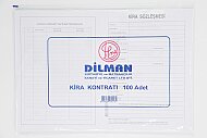 DİLMAN KİRA KONTRATI 100LÜ (3018) - DİLMAN