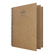 Dilman Kraft Book Spiralli Defter A4 Düz 50 Yaprak (2155) - DİLMAN
