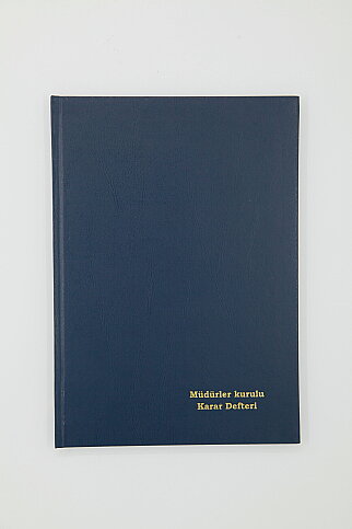 DİLMAN MÜDÜR KURULU KARAR DEFTERİ NUMARALI 22.5x32 96 YAPRAK (CİLTLİ) (5399) - 1