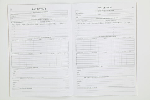DİLMAN ORTAKLAR PAY DEFTERİ NUMARALI 22x31.5 40 YAPRAK (5367) - 2