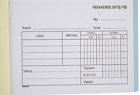 DİLMAN PERAKENDE SATIŞ FİŞİ (4125) - 2