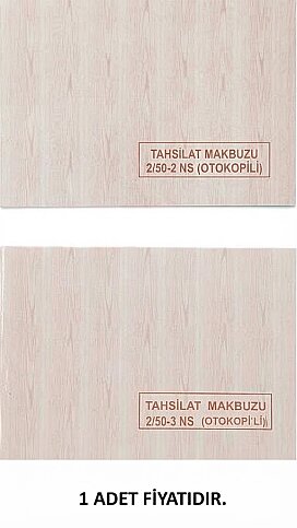 DİLMAN TAHSİLAT MAKBUZU 3 NÜSHA (4021) - 1
