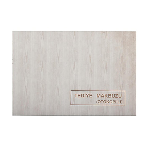 DİLMAN TEDİYE MAKBUZU 3 NÜSHA OTOKOPİLİ (4025) - 1