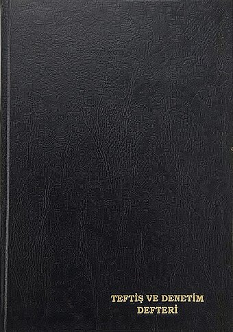 DİLMAN TEFTİŞ VE DENETİM DEFTERİ 22.5x32 96 YAPRAK (CİLTLİ) (5361) - 1