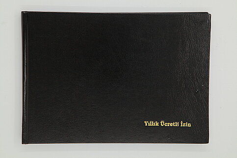 DİLMAN ÜCRETLİ İZİN DEFTERİ 20x28.5 96 YAPRAK (CİLTLİ) (2403) - 1