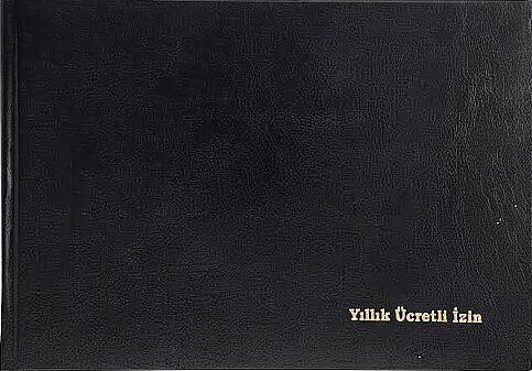 DİLMAN YILLIK ÜCRETLİ İZİN DEFTERİ 20x28.5 96 YAPRAK (CİLTLİ) (2403) - 1