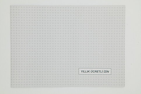 DİLMAN ÜCRETLİ İZİN DEFTERİ 20x28 20 YAPRAK KARTON KAPAK (2401) - 1