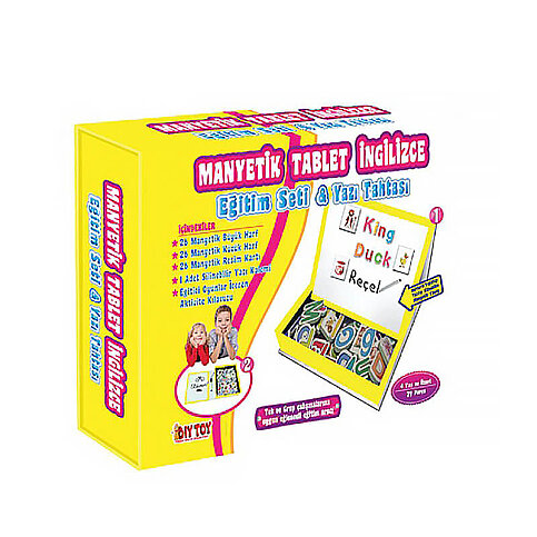 DİYTOY MANYETİK TABLET İNGİLİZCE SETİ - 1