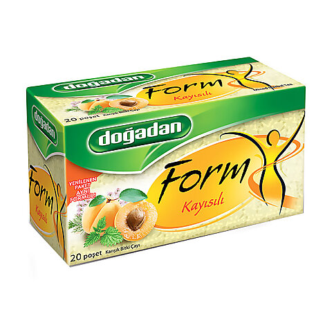DOĞADAN FONKSİYONEL KAYISILI FORM ÇAYI 2grx20Lİ - 1