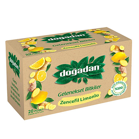 DOĞADAN LİMON ZENCEFİL BİTKİ ÇAYI 2grx18Lİ - 1