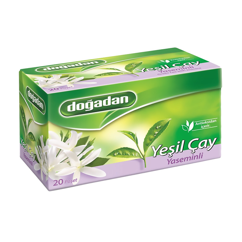 DOĞADAN YASEMİNLİ YEŞİL ÇAY 1.75grx20Lİ