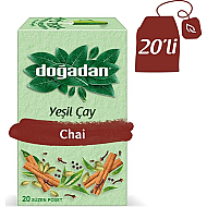 DOĞADAN YEŞİL ÇAY CHAİ 1.7gr 20Lİ - DOĞADAN