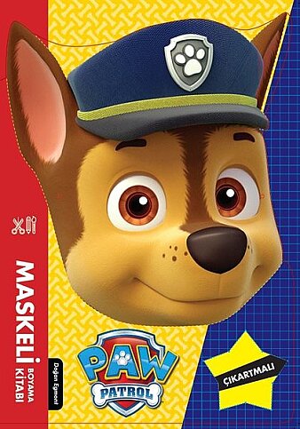 DOĞAN EGMONT YAYINCILIK PAW PATROL MASKELİ ÇIKARTMALI BOYAMA KİTABI - 1
