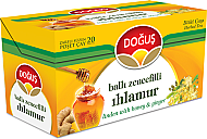 DOĞUŞ BALLI ZENCEFİL IHLAMUR BİTKİ ÇAYI 1.6grx20Lİ - DOĞUŞ ÇAY