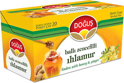 DOĞUŞ BALLI ZENCEFİL IHLAMUR BİTKİ ÇAYI 1.6grx20Lİ - 1