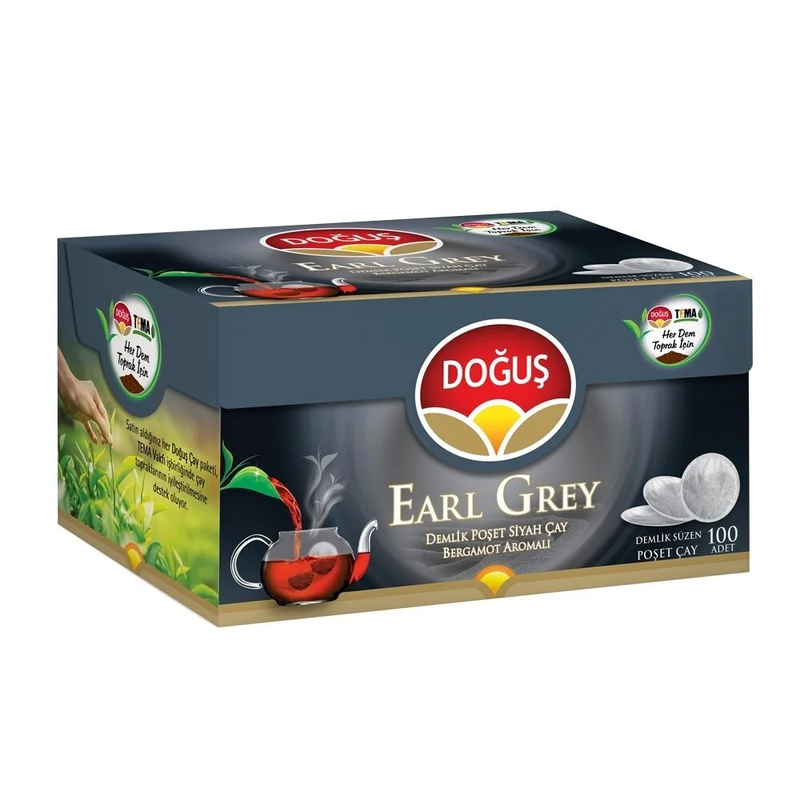 DOĞUŞ EARL GREY DEMLİK POŞET ÇAY 3.2grx100LÜ