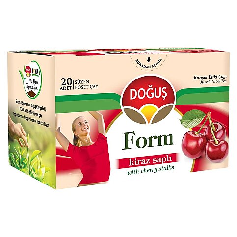DOĞUŞ FORM KİRAZ SAPLI BİTKİ ÇAYI 1.8grx20Lİ - 1