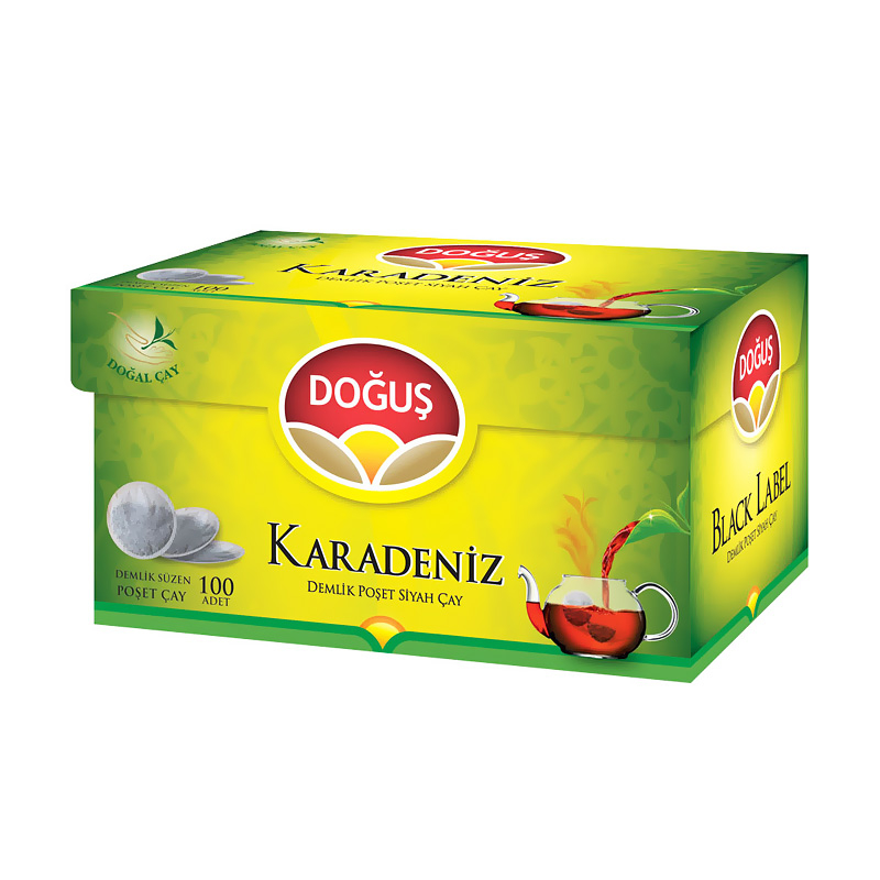 DOĞUŞ KARADENİZ DEMLİK POŞET ÇAY 3.2grx100LÜ