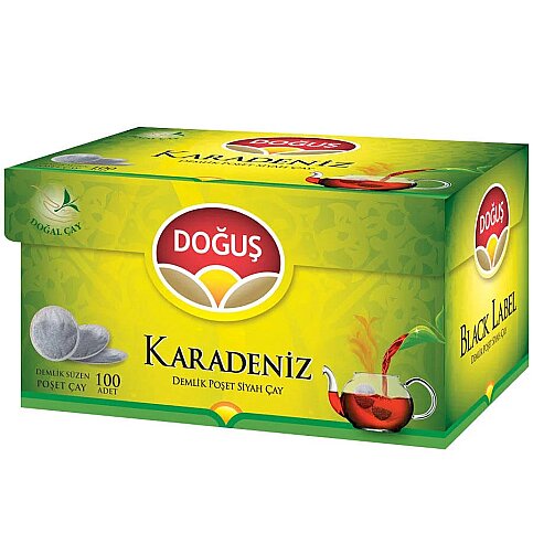 DOĞUŞ KARADENİZ DEMLİK POŞET ÇAY 3.2grx100LÜ - 1