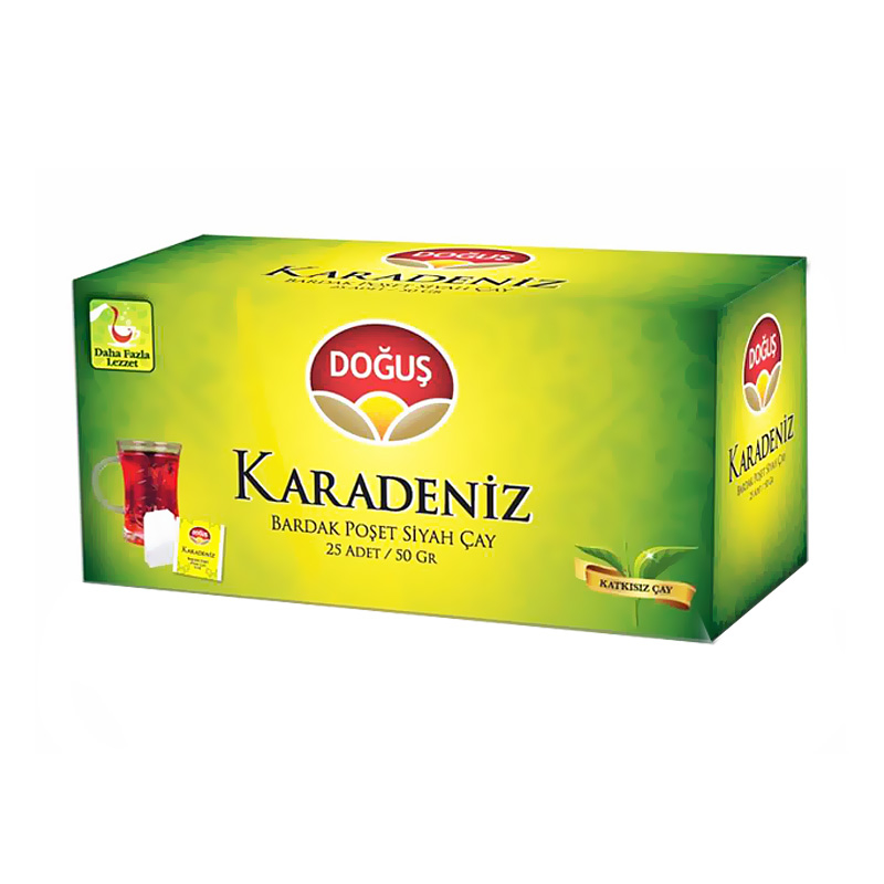 DOĞUŞ KARADENİZ BARDAK POŞET ÇAY 2grx25Lİ