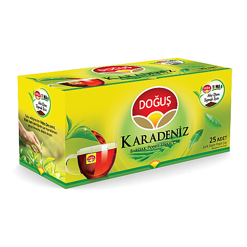 DOĞUŞ KARADENİZ BARDAK POŞET ÇAY 2grx25Lİ - 1